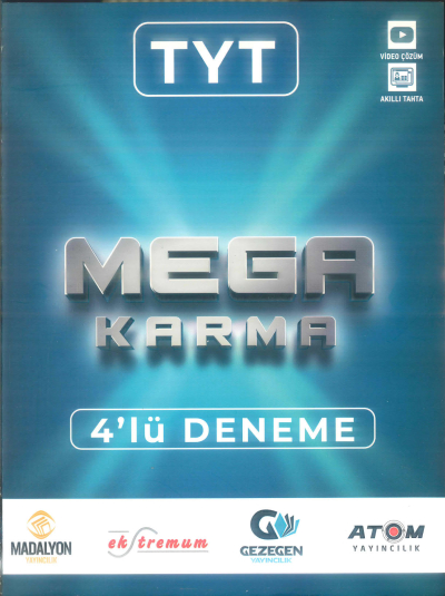 TYT MEGA KARMA 4LÜ DENEME