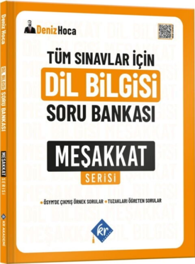 Deniz Hoca Tüm Sınavlar İçin Meşakkat Serisi Dil Bilgisi Soru Bankası KR Akademi
