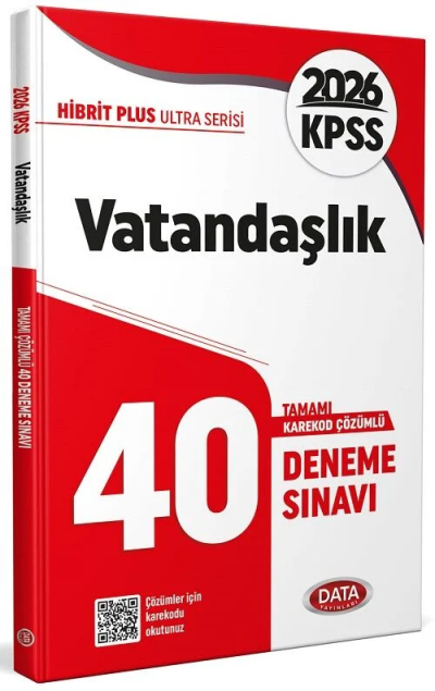 2026 KPSS Ultra Serisi Vatandaşlık 40 Deneme Sınavı