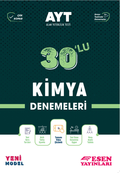 AYT 30'lu Kimya Denemeleri