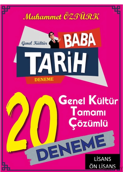 Baba Tarih Genel Kültür Tamamı Çözümlü 20 Deneme Abluka Yayınevi