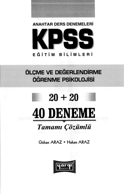 ÖLÇME VE ÖĞRENME 20+20