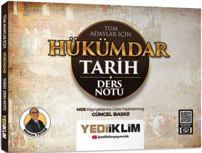 Tüm Adaylar İçin Hükümdar Tarih Ders Notu Yediiklim Yayınları