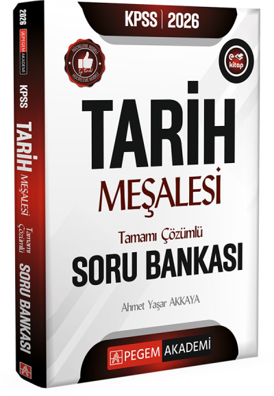2026 KPSS Tarih Meşalesi Soru Bankası - Ahmet Yaşar Akkaya Pegem Akademi Yayınları