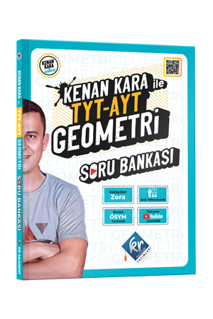 2024 Kenan Kara İle TYT-AYT Geometri Soru Bankası KR Akademi Yayınları