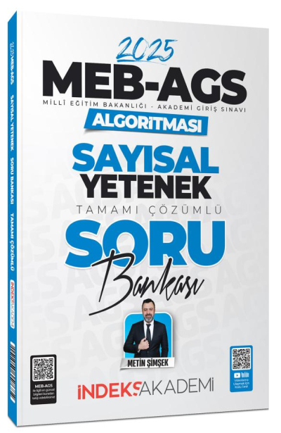 2025 MEB AGS Algoritması Sayısal Yetenek Soru Bankası Çözümlü İndeks Akademi Yayıncılık Fotokopi.SHOP - Öğrencilerin Marketi!