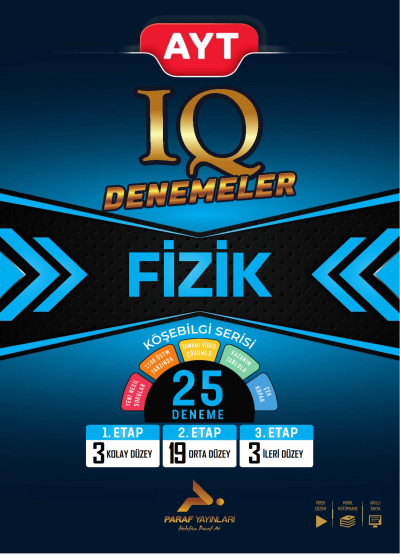 AYT IQ Fizik 25 Branş Denemesi PRF Paraf Yayınları