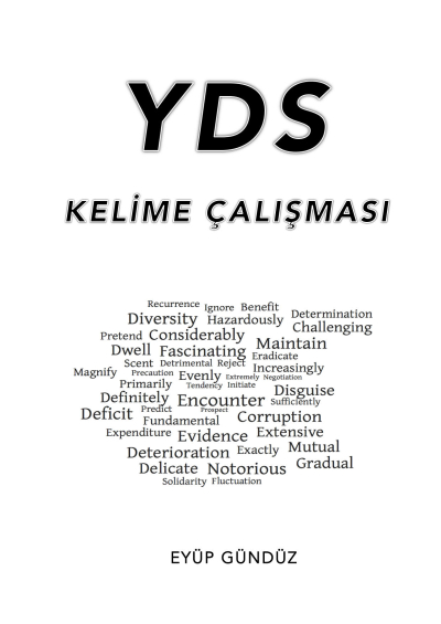 YDS - YDT KELİME ÇALIŞMASI Fotokopi.SHOP - Öğrencilerin Marketi!