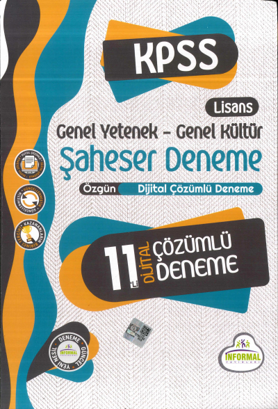 GY-GK ŞAHSESER 11 DİJİTAL ÇÖZÜMLÜ DENEME