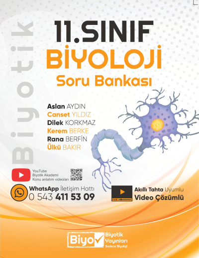 11. Sınıf Biyoloji Soru Bankası Biyotik Yayınları
