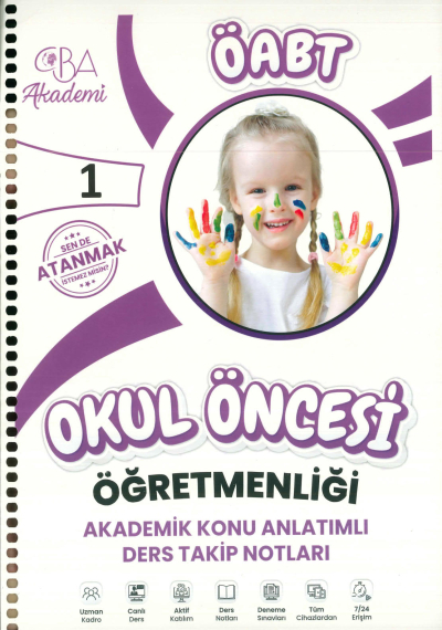 ÖABT OKUL ÖNCESİ ÖĞRETMENLİĞİ AKADEMİK KONU ANLATIMLI DERS TAKİP NOTLARI 1. KİTAP Fotokopi.SHOP - Öğrencilerin Marketi!