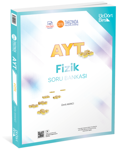 2025 AYT Fizik Soru Bankası Üç Dört Beş Yayınları