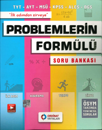 İLK ADIMDAN ZİRVEYE PROBLEMLERİN FORMÜLÜ SORU BANKASI