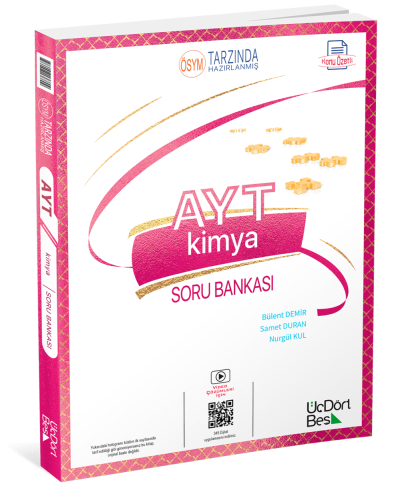 2025 AYT Kimya Konu Özetli Soru Bankası Üç Dört Beş Yayınları