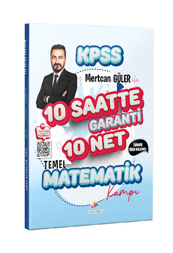 2026 KPSS Mertcan Güler ile Tamamı Video Anlatımlı 10 Saatte Garanti 10 Net Temel Matematik Kampı Dizgi Kitap Yayınları