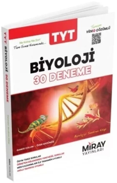 TYT Biyoloji 30 Deneme Miray Yayınları