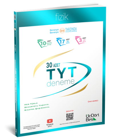 TYT Fizik 30 Deneme Üç Dört Beş Yayınları Fotokopi.SHOP - Öğrencilerin Marketi!