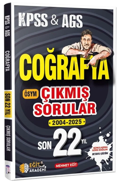 2026 KPSS Coğrafya Son 22 Yıl Çıkmış Sorular Mehmet Eğit Eğit Akademi