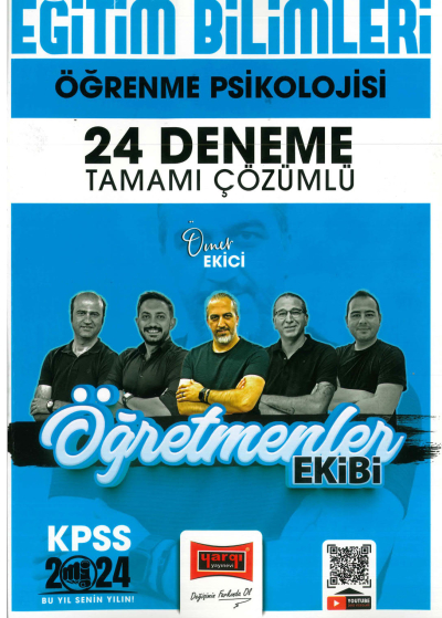 ÖĞRENME PSİKOLOJİSİ 24 DENEME TAMAMI ÇÖZÜMLÜ (ÖĞRETMENLER EKİBİ)