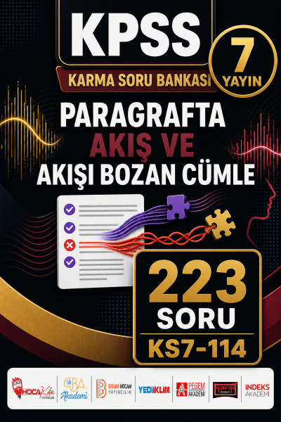 Paragrafta Akış ve Akışı Bozan Cümle 7 Yayın 223 Soru