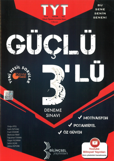 TYT Güçlü 3‘lü Deneme Sınavı Fotokopi.SHOP - Öğrencilerin Marketi!