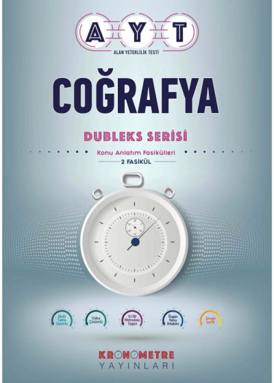 AYT COĞRAFYA DUBLEKS SERİSİ KONU ANLATIM