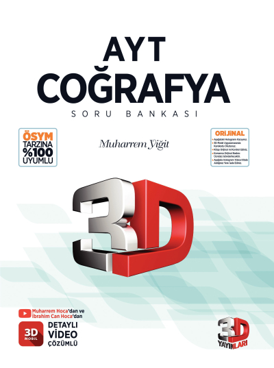 3D AYT Coğrafya Soru Bankası