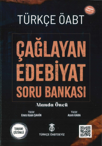 ÖABT Türkçe Öğretmenliği Çağlayan Edebiyat Soru Bankası Çözümlü Türkçe ÖABTDEYİZ