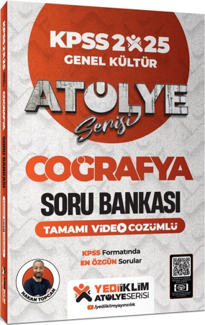 2025 KPSS Genel Kültür Atölye Serisi Coğrafya Tamamı Video Çözümlü Soru Bankası Yediiklim Yayınlarıc Fotokopi.SHOP - Öğrencilerin Marketi!