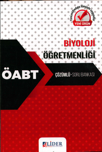 BİYOLOJİ ÖĞRETMENLİĞİ ÇÖZÜMLÜ SORU BANKASI