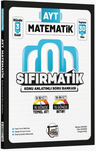 AYT Matematik Sıfırmatik Konu Anlatımlı Soru Bankası Ders Platosu