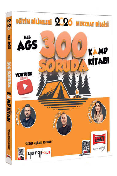 2026 MEB-AGS Eğitim Bilimleri ve Mevzuat Bilgisi 300 Soruda Youtube Çözümlü Kamp Kitabı Yargı Yayınları