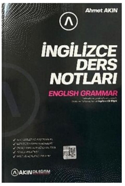 YDS YKSDİL İngilizce Grammar Ders Notları Akın Dil Yayınları