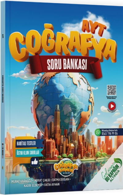 AYT Coğrafya Soru Bankası Coğrafya Gurmesi Yayınları