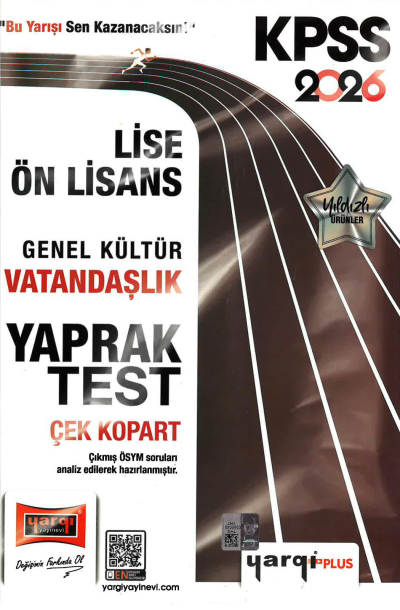 2026 KPSS Lise Ön Lisans Genel Kültür Vatandaşlık Çek Kopart Yaprak Test Yargı Yayınları