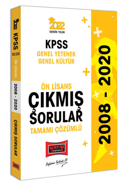 KPSS GY GK Ön Lisans Tamamı Çözümlü Çıkmış Sorular 2008-2020 Fotokopi.SHOP - Öğrencilerin Marketi!
