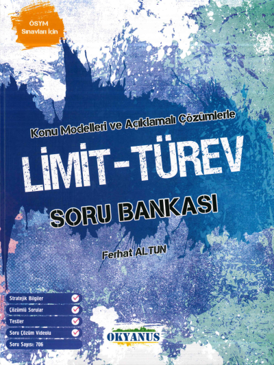 TYT-AYT LİMİT-TÜREV AÇIKLAMALI ÇÖZÜMLÜ SORU BANKASI