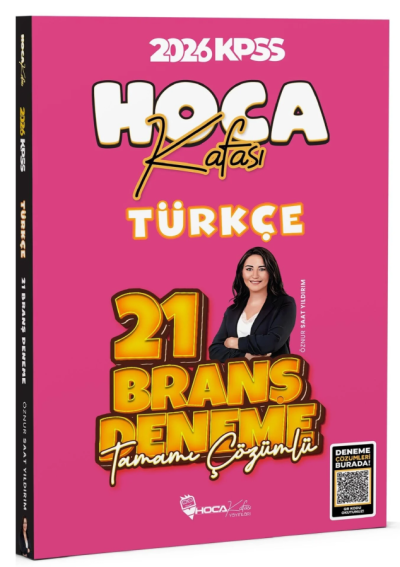 2026 KPSS Türkçe 21 Deneme Çözümlü Hoca Kafası Yayınları