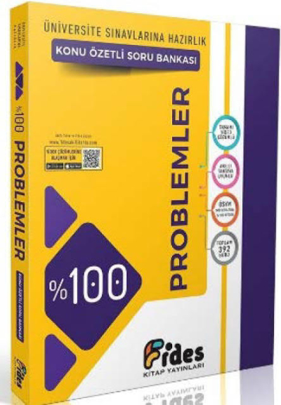 Tüm ÖSYM Sınavlarına Hazırlık %100 Problemler Konu Özetli Soru Bankası Fides Yayınları Fotokopi.SHOP - Öğrencilerin Marketi!