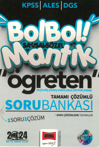 BOL BOL SAYISAL-SÖZEL MANTIK ÖĞRETEN TAMAMI ÇÖZÜMLÜ SORU BANKASI Fotokopi.SHOP - Öğrencilerin Marketi!