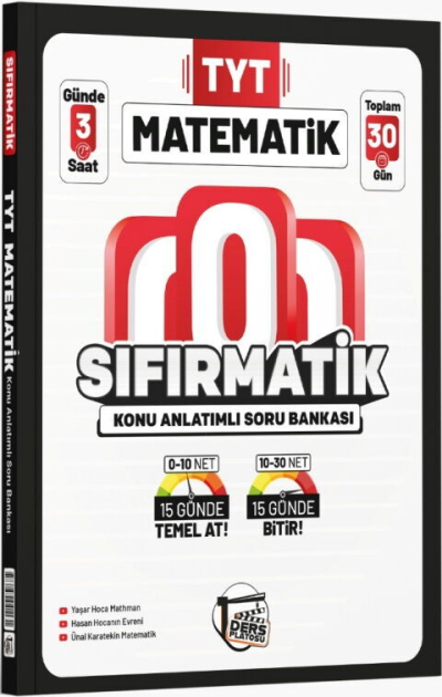 TYT Matematik Sıfırmatik Konu Anlatımlı Soru Bankası Ders Platosu
