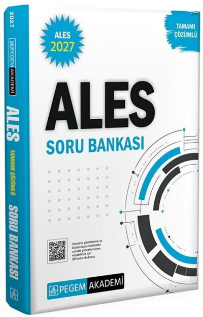 2027 ALES Tamamı Çözümlü Soru Bankası Pegem Akademi Yayıncılık