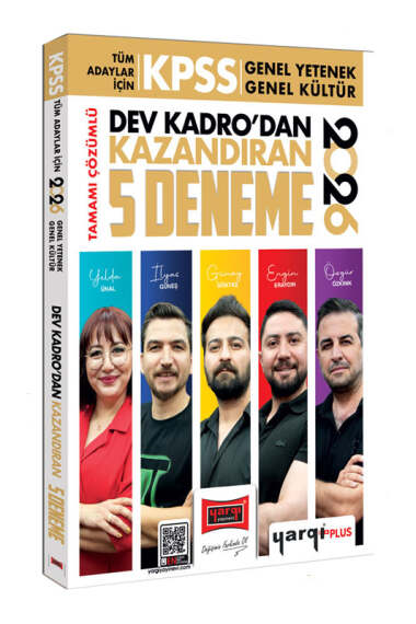 2026 KPSS Tüm Adaylar İçin Tamamı Çözümlü Dev Kadrodan Kazandıran 5 Deneme Yargı Yayınları