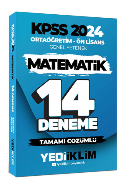 Ortaöğretim Ön Lisans Genel Yetenek Matematik 14 Deneme Tamamı Çözümlü Fotokopi.SHOP - Öğrencilerin Marketi!