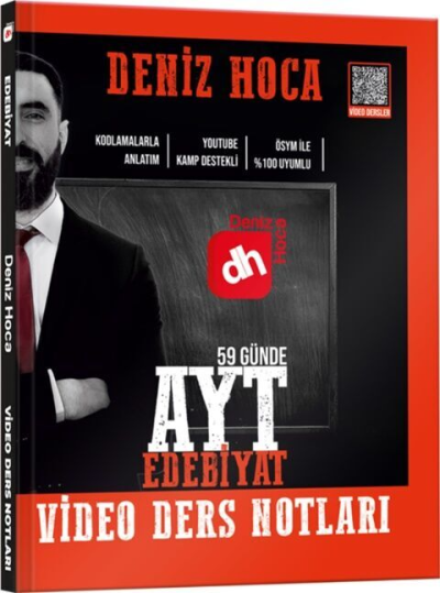 Deniz Hoca 59 Günde AYT Edebiyat Video Ders Notlar Kr Akademi Yayınları