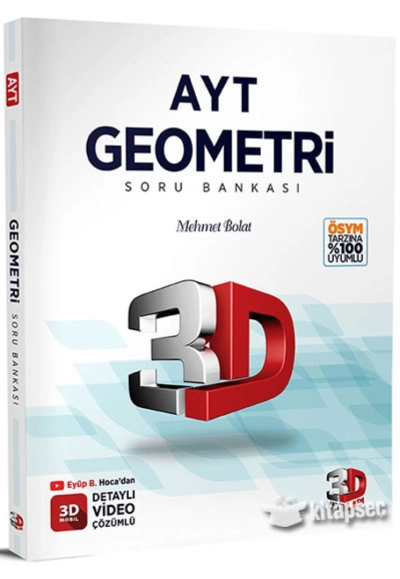 AYT 3D Geometri Tamamı Video Çözümlü Soru Bankası