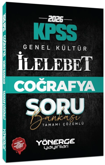 2026 KPSS Coğrafya İlelebet Soru Bankası Çözümlü Yönerge Yayınları Fotokopi.SHOP - Öğrencilerin Marketi!