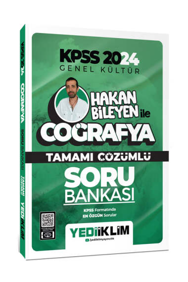 2024 KPSS Hakan Bileyen ile Coğrafya Tamamı Çözümlü Soru Bankası Fotokopi.SHOP - Öğrencilerin Marketi!