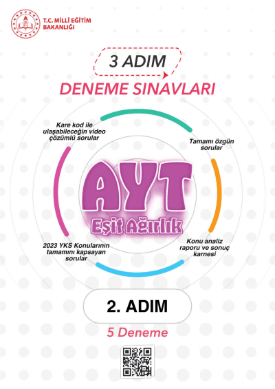 3 ADIM DENEME SINAVLARI AYT EŞİT AĞIRLIK 2. ADIM