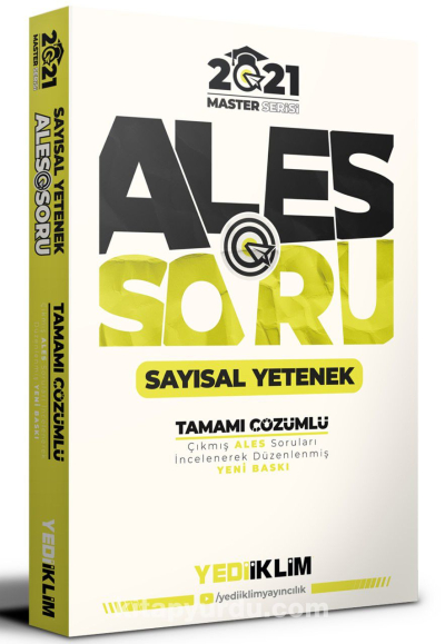MASTER ALES SAYISAL SORU BANKASI 2021 BASIM.